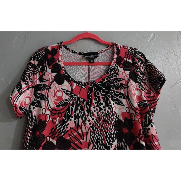 LEXINGTON AVENUE Dress Women's L,Polyester, Spandex, Super Soft, Short Sleeve. - Picture 6 of 9